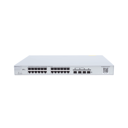 Switch Administrable POE Ruijie RG-NBS3200-24GT4XS-P 24 Puertos Gigabit POE 802.3AF/AT + 4 SFP+ Para Fibra 10GB/370W