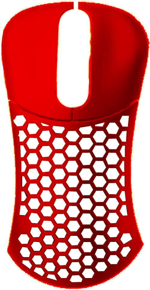Caratula Para Mouse VSG Skin Aquila Air Fly, Rojo Brillante, CASE-AQ-RED-GLO