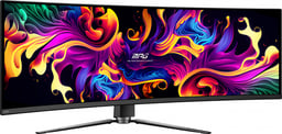 Monitor 49" MSI MPG 491CQP QD-OLED / Oled / Curvo / HDMI / 144Hz / USB Tipo C / Color Negro