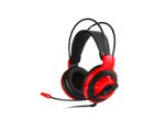Diadema Audifono Con Microfono Gamer MSI DS501 Gaming Headset Rojo