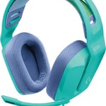 Diadema Audifono con Microfono Logitech G335 Gaming Alambrico 3.5MM Menta/ Azul, 981-001023