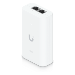 Adaptador PoE++ Ubiquiti U-POE++ para Equipos Mesh/48 V DC a 1.25 A/Hasta 60 W/Gigabit LAN/Con Protecciones de Sobretensión/Indicador LED para Monitoreo