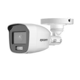 Camara Bala TurboHD 2MP 1080P Epcom B8-TURBO-C/A, Microfono Integrado, Lente 2.8 MM, Luz Blanca 20 MTS, Imagen a Color 24/7, Exterior IP66, TVI-AHD-CVI-CVBS, DWDR