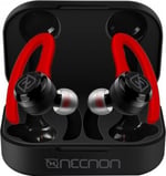 Audifono Inalambrico Necnon In-Ear NBABNS25AS Bluetooth/ Indicador 4-LED/ 200MAH/ Con Orejera Anti Caida Color Negro/ Rojo