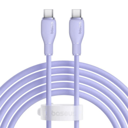 Cable USB-C A USB-C BASEUS P10355702511-B3 1.2 Metros / 5A 100W / Color Morado / Carga Rápida