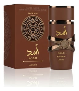Perfume LATTAFA Asad Bourbon Eau De Parfum/Para Hombre/100 ml/Vainilla Bourbon y Ámbar