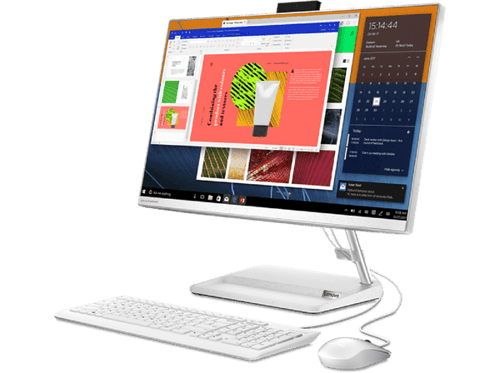 All In One Lenovo Ideacentre 3-24ALC6 23.8" AMD R5 5500U/ 8GB/ 512GB SSD/ Win 11 Home/ Blanco, F0G100AELD