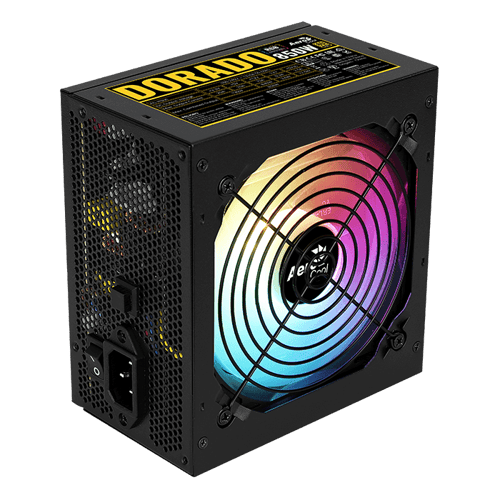 Fuente de Poder 850W Aerocool Dorado 80+ Plus Gold ARGB, 4710562759761