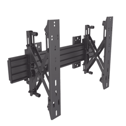 Montaje de Pared Push In-Pop Out Para Videowall EPCOM Industrial EMLCW1UP40048/VESA 400/Para Pantallas de 37" a 65"/30KG/Color Negro