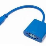 Cable Adaptador USB 3.0 a VGA Hembra Gigatech ADP-350 Azul