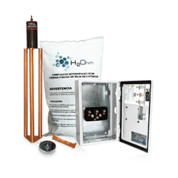 Kit puesta a tierra de 45A c/electrodo, filtro, acoplador