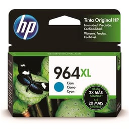 Cartucho de Tinta HP 964XL Cyan 1600 Paginas, 3JA54AL