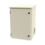 Gabinete de exterior con rack de 19" de 16U con ventiladores y termostato, LP-FORTE-16U-R3