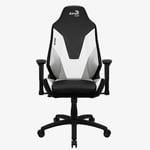Silla Gamer Aerocool Admiral, Max. 150KG, Reclinable, Negro/ Gris/ Blanco, 4710562758252