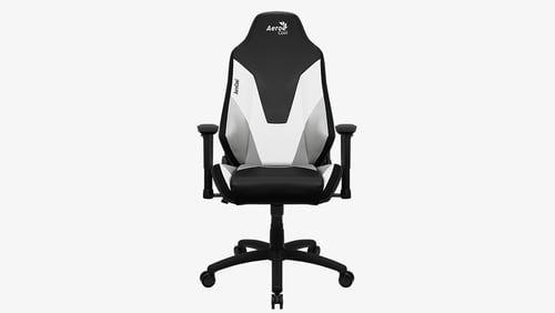 Silla Gamer Aerocool Admiral, Max. 150KG, Reclinable, Negro/ Gris/ Blanco, 4710562758252