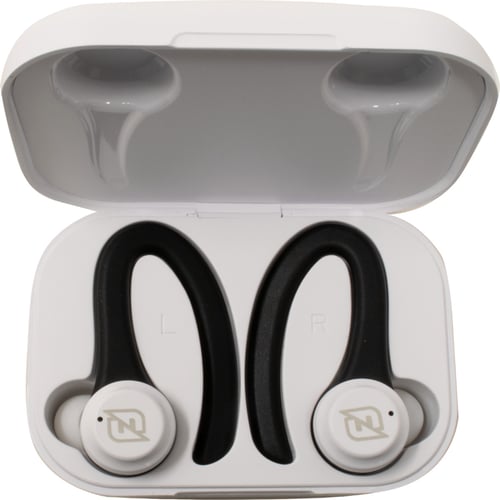 Audifono Inalambrico Necnon In-Ear NBABNS12AS Bluetooth/ Indicador 4-LED/ 200MAH/ Con Orejera Anti Caida Color Blanco