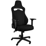 Silla Gamer Nitro Concepts NC-E250-B Negro, Hasta 150KG, Reposabrazos Ajustable, Nylon/ Tejido