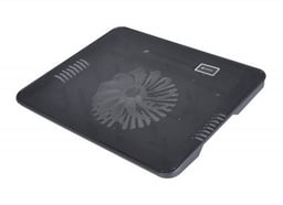 Base Enfriadora Naceb para Laptop de Hasta 15" USB/ Ventilador 1200RPM/ Negro, NA-0108N