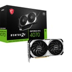Tarjeta de Video MSI GeForce RTX 4070 Ventus 2X 12G OC 12GB GDDR6X, Pci-Express