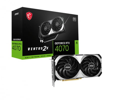 Tarjeta de Video MSI GeForce RTX 4070 Ventus 2X 12G OC 12GB GDDR6X, Pci-Express
