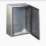 Gabinete de Acero Inoxidable IP66 Uso en Intemperie con Placa Interna Galvanizada, PST-8010030-INOX-B