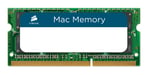 Memoria Sodimm DDR3 4GB 1066MHZ Corsair CMSA4GX3M1A1066C7, CL7 para Mac