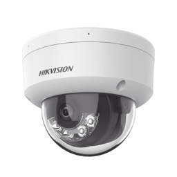 Camara Domo IP Hikvision DS-2CD2163G2-LIS2U 6Mpx / Lente 2.8mm / 30 Mts Luz Blanca + 30 Mts IR / Acusense / Exterior IP67 / IK10 / WDR 120DB / PoE / Onvif / Micro SD/Dual Light + 2 Microfonos