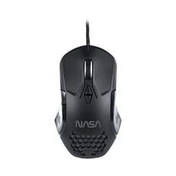 Mouse alámbrico gamer TECHZONE NS-GM01, óptico/NASA/RGB/USB/6000DPI/7 botones/color negro.