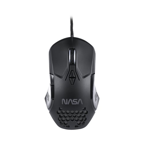 Mouse alámbrico gamer TECHZONE NS-GM01, óptico/NASA/RGB/USB/6000DPI/7 botones/color negro.