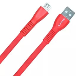 Cable USB A Micro USB Naceb Technology NA-0103R Macho-Macho/1M/Color Rojo