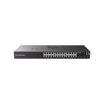 Switch Gigabit POE+ Grandstream GWN7803P, Administrable/ 24 Puertos 10/100/1000 MBPS + 4 Puertos SFP Uplink/360W