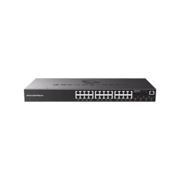 Switch Gigabit POE+ Grandstream GWN7803P, Administrable/ 24 Puertos 10/100/1000 MBPS + 4 Puertos SFP Uplink/360W