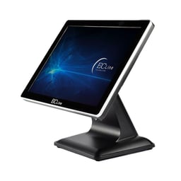 Terminal Punto de Venta Touch 15" EC Line EC-VP-1100-256-WIN/Intel Celeron J6412/UHD/2.0GHZ/8GB RAM/256GB SSD/HDMI/VGA/3XUSB 2.0/Negro