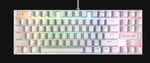 Teclado Mecanico TKL Redragon Kumara K552W-KR-SP Rainbow/ Switch Red/ Color Blanco