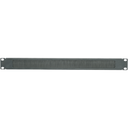 Tapa Ciega para Rack de 19" Panduit BR1B Tipo Cepillo de Nylon/para Paso de Cables y Mejor Manejo Térmico/Negro