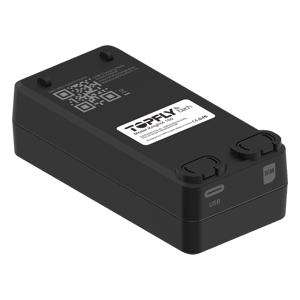 Rastreador GPS TOPFLYTECH KNIGHTX100/Conectividad 4G LTE/Batería Recargable/Botón de Pánico para Emergencias