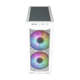 Gabinete Cooler Master H500-WGNN-S00 Con Ventana/ ARGB/ Mini Tower/ Micro ATX/ USB3.0/ Sin Fuente/ Blanco