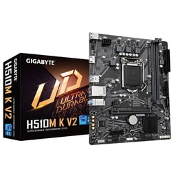 Tarjeta Madre Gigabyte H510M K V2 Socket 1200/DDR4/64GB/HDMI/Doble Canal/M.2/Intel H470 Express/Micro-ATX