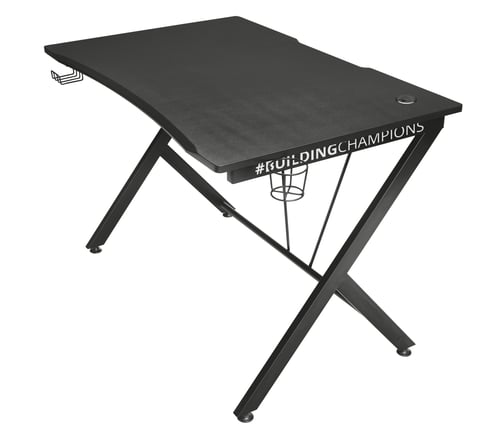 Escritorio Gamer Trust GXT 711 Dominus, 1160X760X750MM, Color Negro, 22523