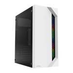 Gabinete Acteck Viken GM434/ Ventana RGB/ Midi-Tower/ ATX/ Micro-ATX/ Mini-ITX/ USB 2.0/ Con Fuente de 500W/ Color Blanco, AC-935708