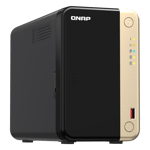 Servidor NAS de Escritorio QNAP TS-264-8G-US 2 Bahias Nucleo Cuadruple Hasta 2.9 GHZ/ 8GB/ 2 LAN 2,5 GBE/ USB 3.2 X2/ SATA/ Hot-Swap/ Sin Discos