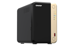 Servidor NAS de Escritorio QNAP TS-264-8G-US 2 Bahias Nucleo Cuadruple Hasta 2.9 GHZ/ 8GB/ 2 LAN 2,5 GBE/ USB 3.2 X2/ SATA/ Hot-Swap/ Sin Discos