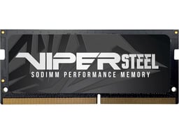 Memoria DDR4 16GB 3200MHZ Patriot Viper Steel PVS416G320C8S (1X16GB), Negro, CL18, NON-ECC, SODIMM