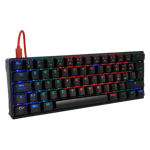 Teclado Mecanico TKL Game Factor KBG560-RD Alambrico/ USB/ RGB Switch Red/ Color Negro