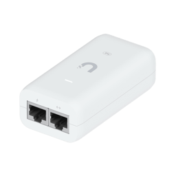 Adaptador POE Ubiquiti Networks 48VDC/65A/Gigabit LAN/Protecciones de Sobretension/U-POE+