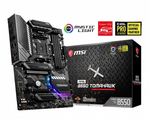 Tarjeta Madre MSI MAG B550 TOMAHAWK ATX/ S-AM4/ 4XDDR4/ HDMI/ RGB/ PCIE 4.0