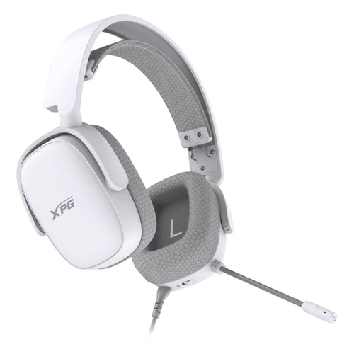 Diadema Audifono Con Microfono XPG PRECOG S, Banda Auto Ajustable, Compatibilidad de Audio 3D, Conector de 3.5MM, Color Blanco, PRECOGS-WHCWW