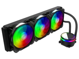 Enfriamiento Líquido Alseye M360-B para CPU Intel y AMD/ARGB/800-2000RPM/150W/Negro/AS.02.01.0045