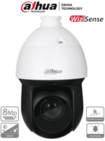 Camara IP PTZ Dahua SD49825XB-HNR 4K/8MP Wizsense/ 25X de Zoom Optico/ H.265/  Starlight/ IR de 100 Metros/ SMD Plus/ Proteccion Perimetral