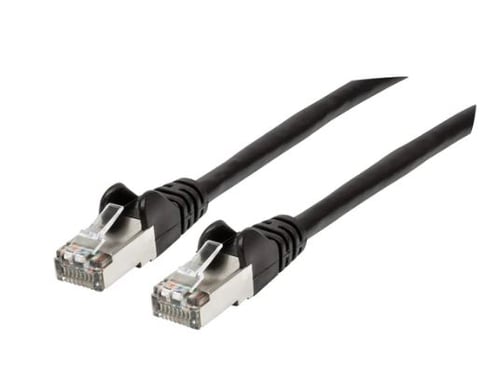 Cable de Red CAT6A S/FTP Color Negro de 7.6M Intellinet 741569